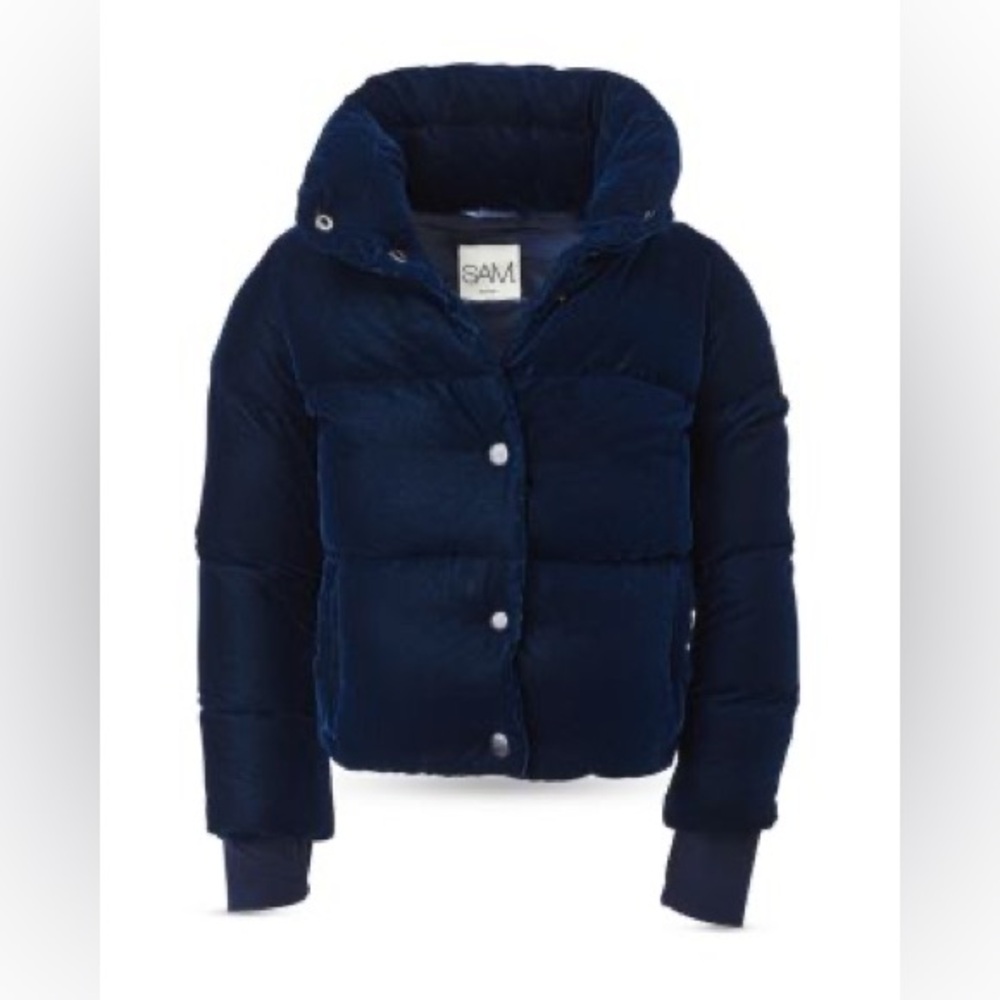 Sam Brand Kids coat velvet down feather